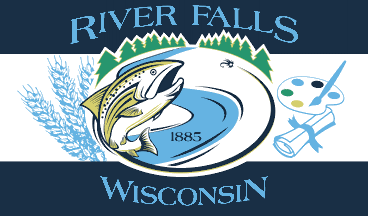 [River Falls, Wisconsin flag]