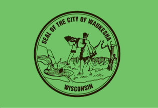 [Waukesha, Wisconsin flag]