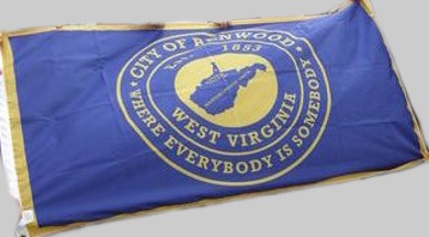[Flag of Benwood, West Virginia]