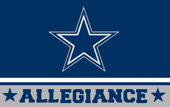[Dallas Cowboys allegiance flag]