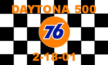 [NASCAR 2001 Daytona 500 Winner's flag]