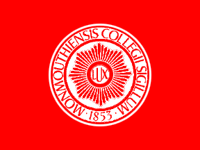 [Flag of Monmouth College, Illinois]