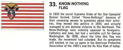 Know Nothing Party flag