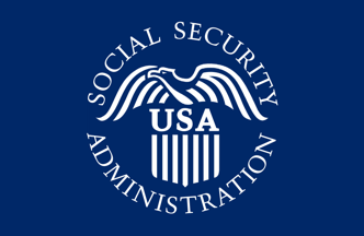 [Social Security Administration flag]