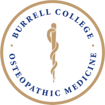 [Seal of Burrell College of Osteopathic Medicine]