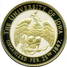 [Seal of University of Iowa]