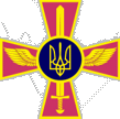 [Ukraine air force emblem]