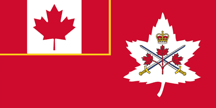 Canadian army flag