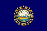 [Flag of US state of New Hampshire]