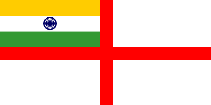 India - naval ensign