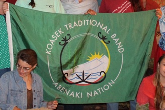[Abenaki, Koasek Traditional Band flag]
