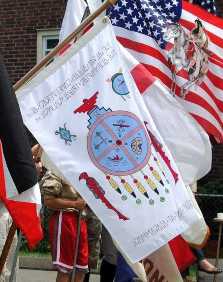 [Algonquian Confederacy of the Quinnian Tribal Council flag]