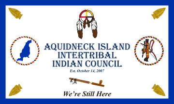 [Flag of Aquidneck Island Intertribal Indian Council, Rhode Island]