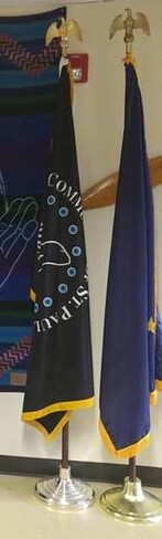 [Aleut Community of Saint Paul Island flag]