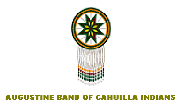 [Augustine Band of Mission Indians flag]