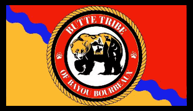 [Butte Tribe of Bayou Bourbeaux, Louisiana flag]