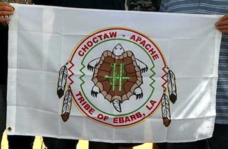 [Choctaw Apache Tribe of Ebarb flag]
