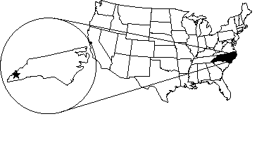[Cherokee, Eastern Band - North Carolina map]