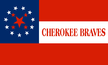[Southern Cherokee flag]