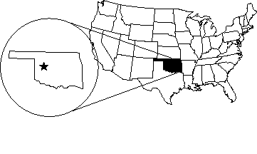 [Cheyenne & Arapaho - Oklahoma map]