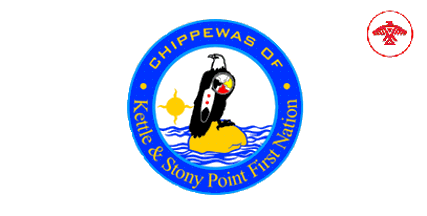 [Chippewas of Kettle and Stony Point, Ontario flag]