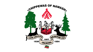 [Chippewas of Nawash, Ontario flag]