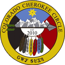 [Colorado Cherokee Circle flag]