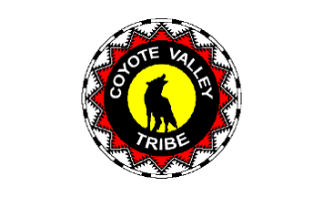 [Flag of Coyote Valley Tribe, California]