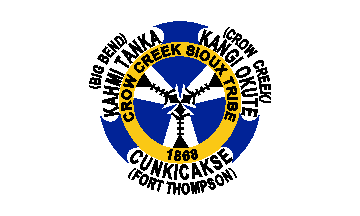 [Crow Creek Sioux - South Dakota flag]