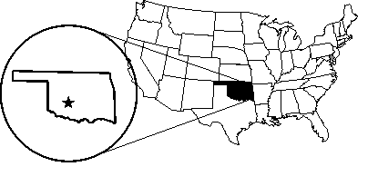 [Delaware of Western Oklahoma map]