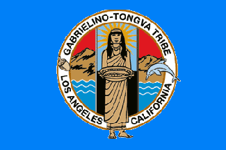 [flag of the Gabrielino Tongva Tribe - California]