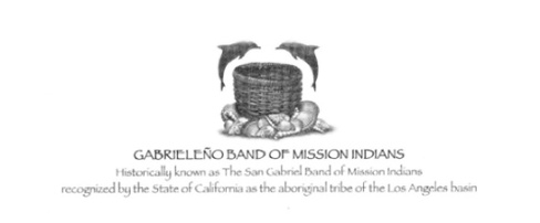 [flag of the Gabrielino Tongva Tribe - California]