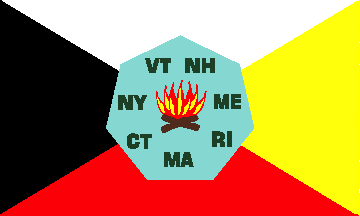 [Intertribal Council of New England flag]