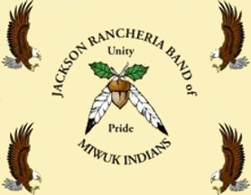 [Jackson Rancheria Band of Miwok Indians, California flag]