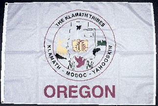 [Klamath Tribes, Oregon flag]