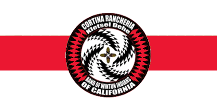 [Flag of Cortina Rancheria, California]