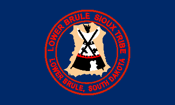 [Lower Brulé Sioux - South Dakota flag]