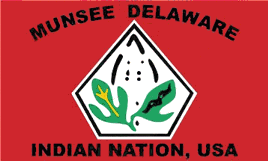 [Munsee Delaware Indian Nation, Ohio flag]