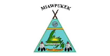 [Miawpukek First Nation, Newfoundland and Labrador flag]