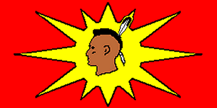 [Mohawk Warriors Society flag]