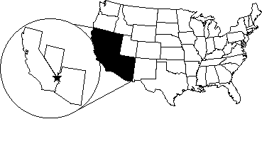 [Mojave - Arizona, California and Nevada map]