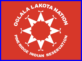 [Oglala Sioux - South Dakota flag]