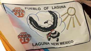 [Laguna Pueblo, New Mexico flag]