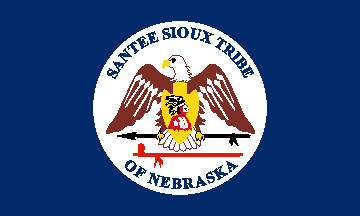 [Santee Sioux - Nebraska flag]