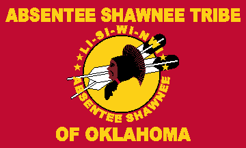 [Absentee Shawnee flag]