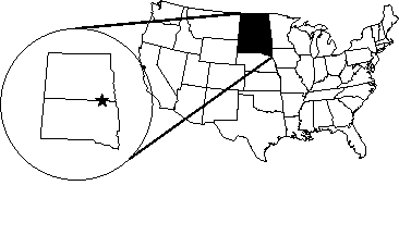 [Sisseton & Wahpeton Sioux - North Dakota & South Dakota map]