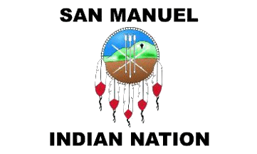 [San Manuel Band of Mission Indians flag]