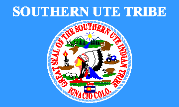 [Southern Ute - Colorado flag]