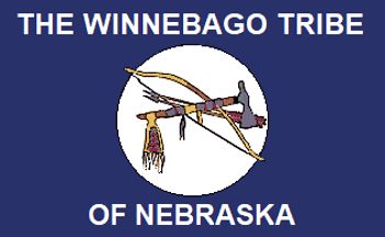 [Winnebago - Nebraska flag]