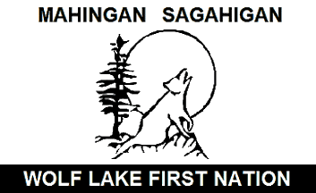 [Wolf Lake flag]